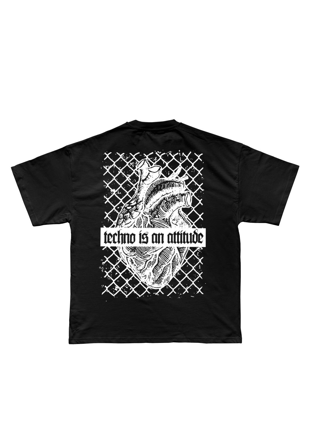 TECHNO ATTITUDE OVERSIZED TEE UNISEX