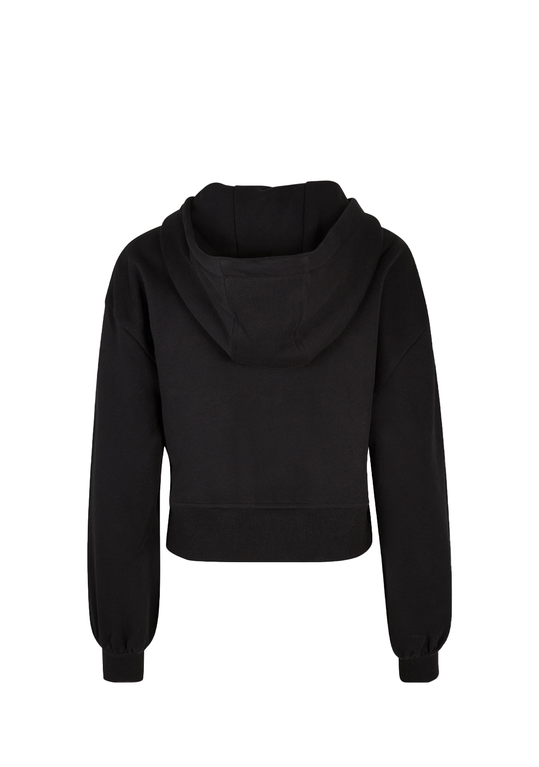 MAKE TECHNO. NOT WAR. SHORT OVERSIZED ZIP HOODIE