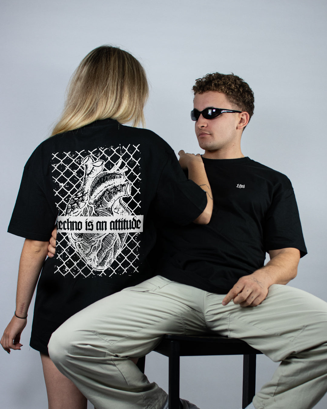 TECHNO ATTITUDE OVERSIZED TEE UNISEX
