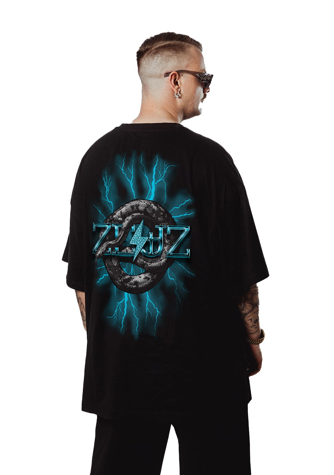 ZEUZ SNAKE BITE OVERSIZED TEE UNISEX