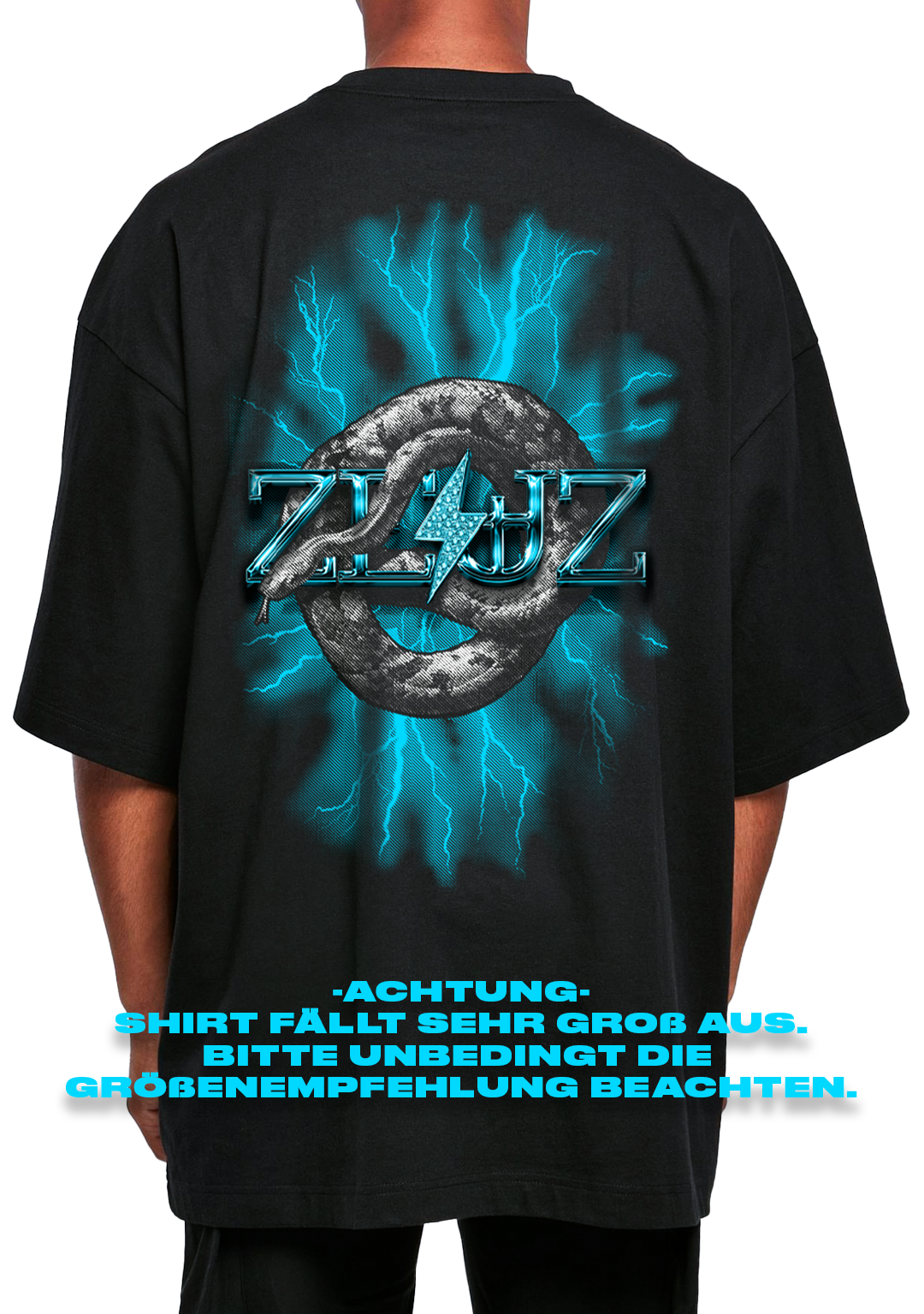ZEUZ SNAKE BITE OVERSIZED TEE UNISEX