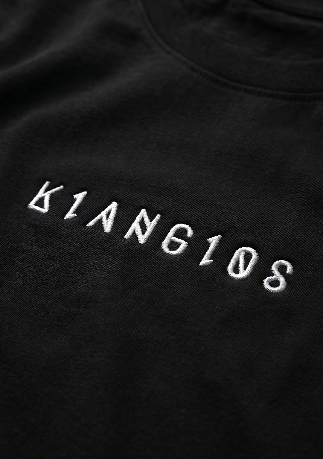 KLANGLOS NO SIGNAL OVERSIZED TEE BLACK
