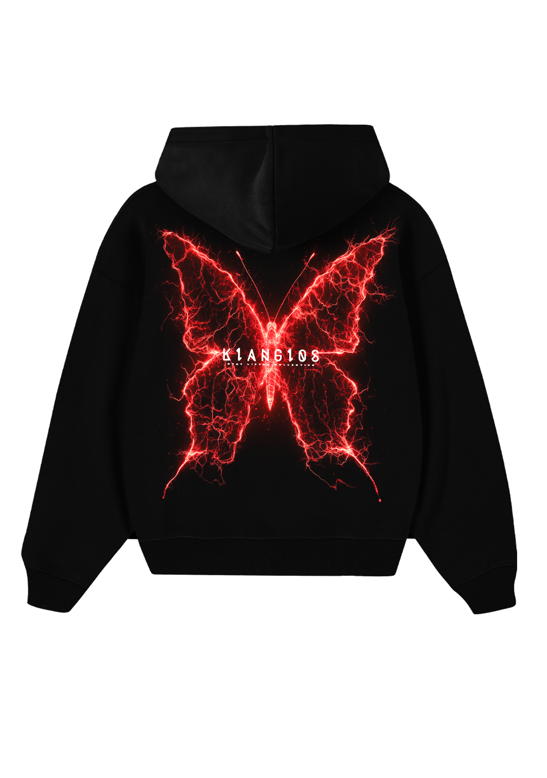 KLANGLOS OVERSIZED HOODIE RED UNISEX