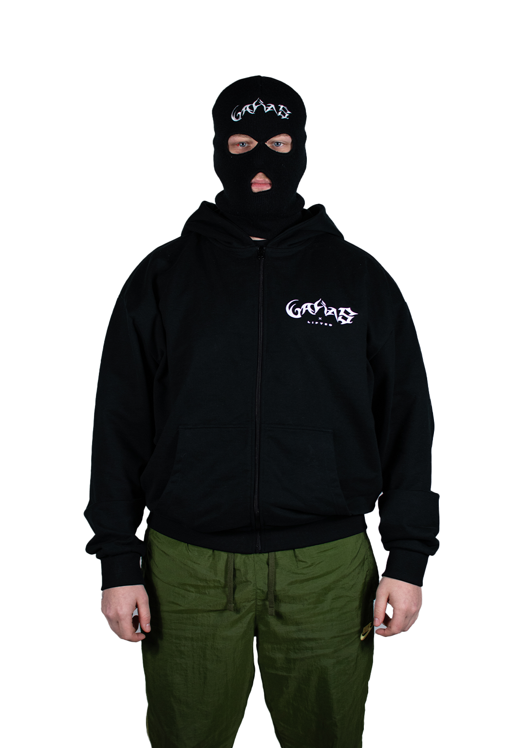 GAAAS HEAVY OVERSIZED ZIP HOODIE