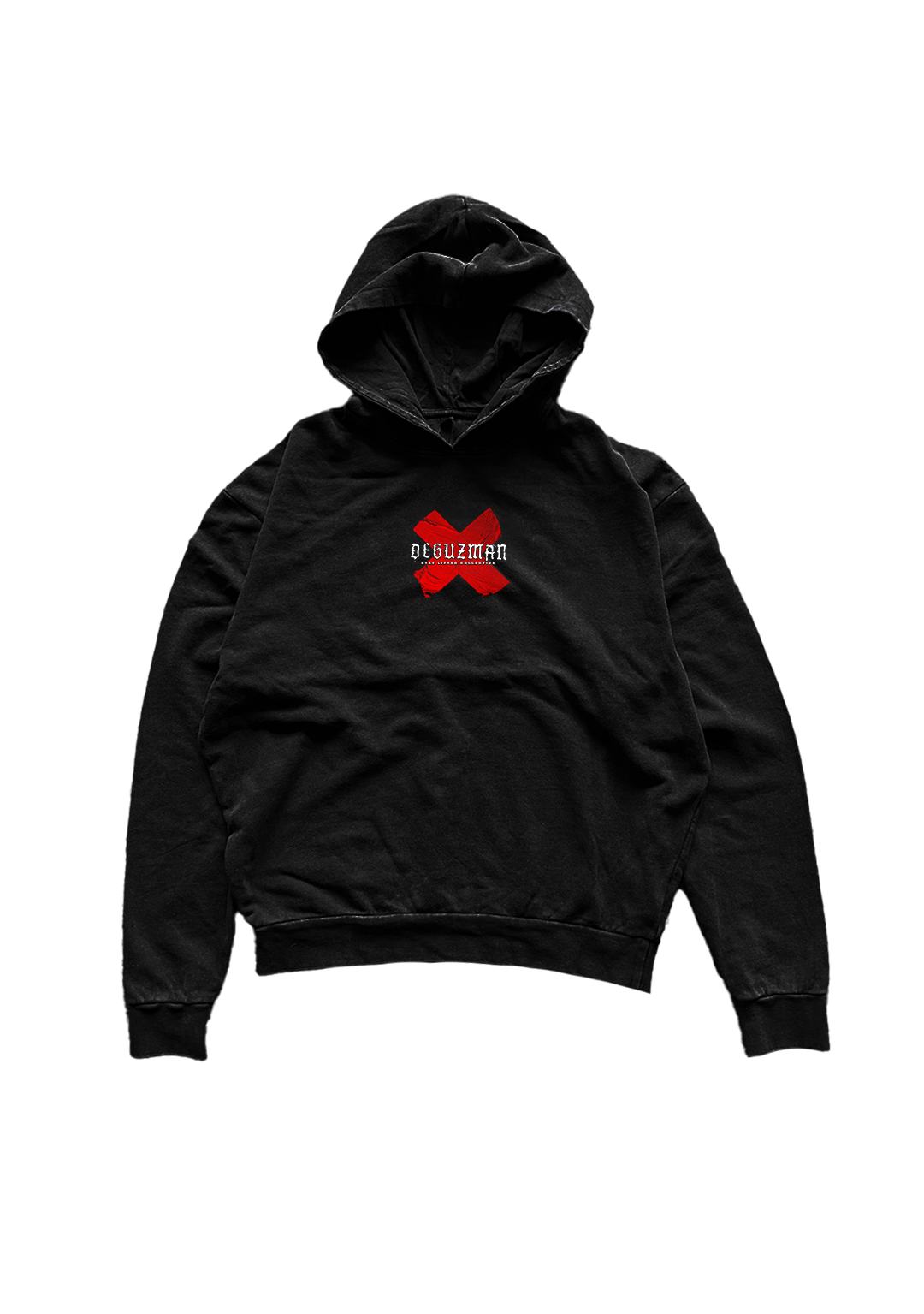 GUZZI ACID WASHED OVERSIZED HOODIE UNISEX