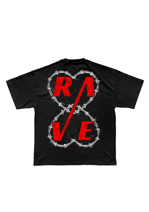 RAVING HEARTS  OVERSIZED TEE UNISEX