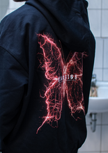 Laden Sie das Bild in den Galerie-Viewer, KLANGLOS OVERSIZED HOODIE RED UNISEX