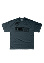 Laden Sie das Bild in den Galerie-Viewer, RAVERS CLUB GREEN OVERSIZED TEE