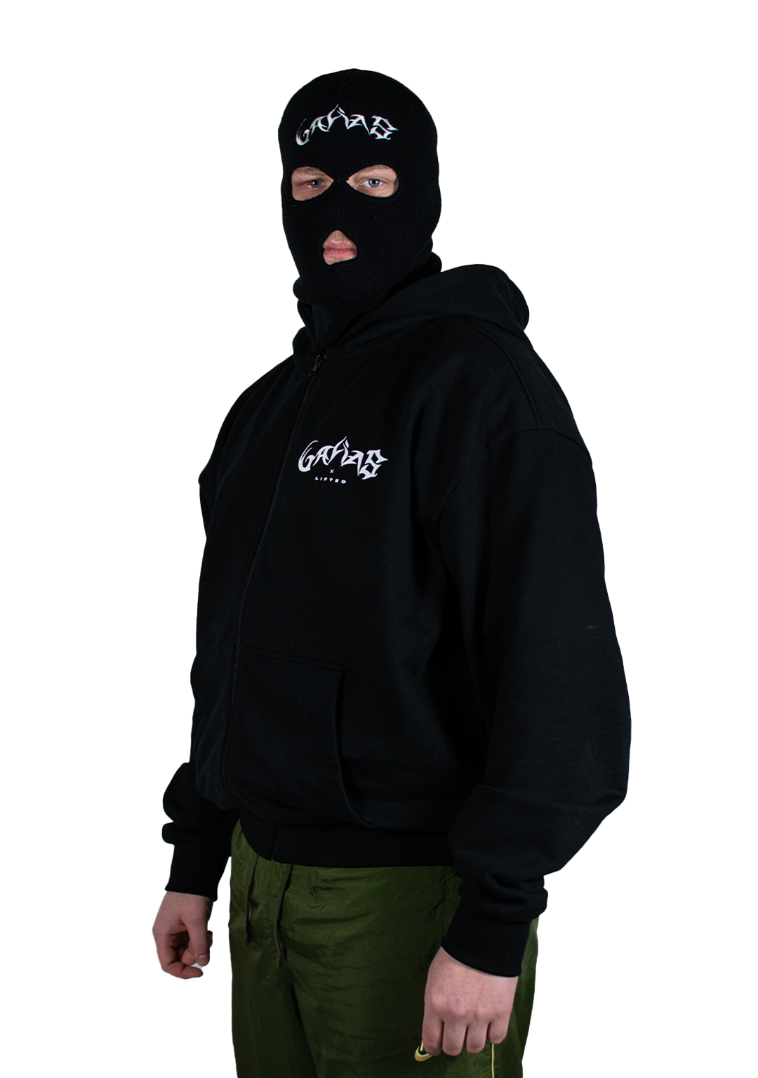 GAAAS HEAVY OVERSIZED ZIP HOODIE
