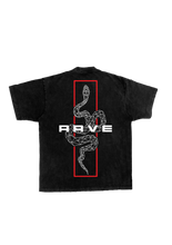 Laden Sie das Bild in den Galerie-Viewer, RAVE ACID WASHED OVERSIZED TEE UNISEX