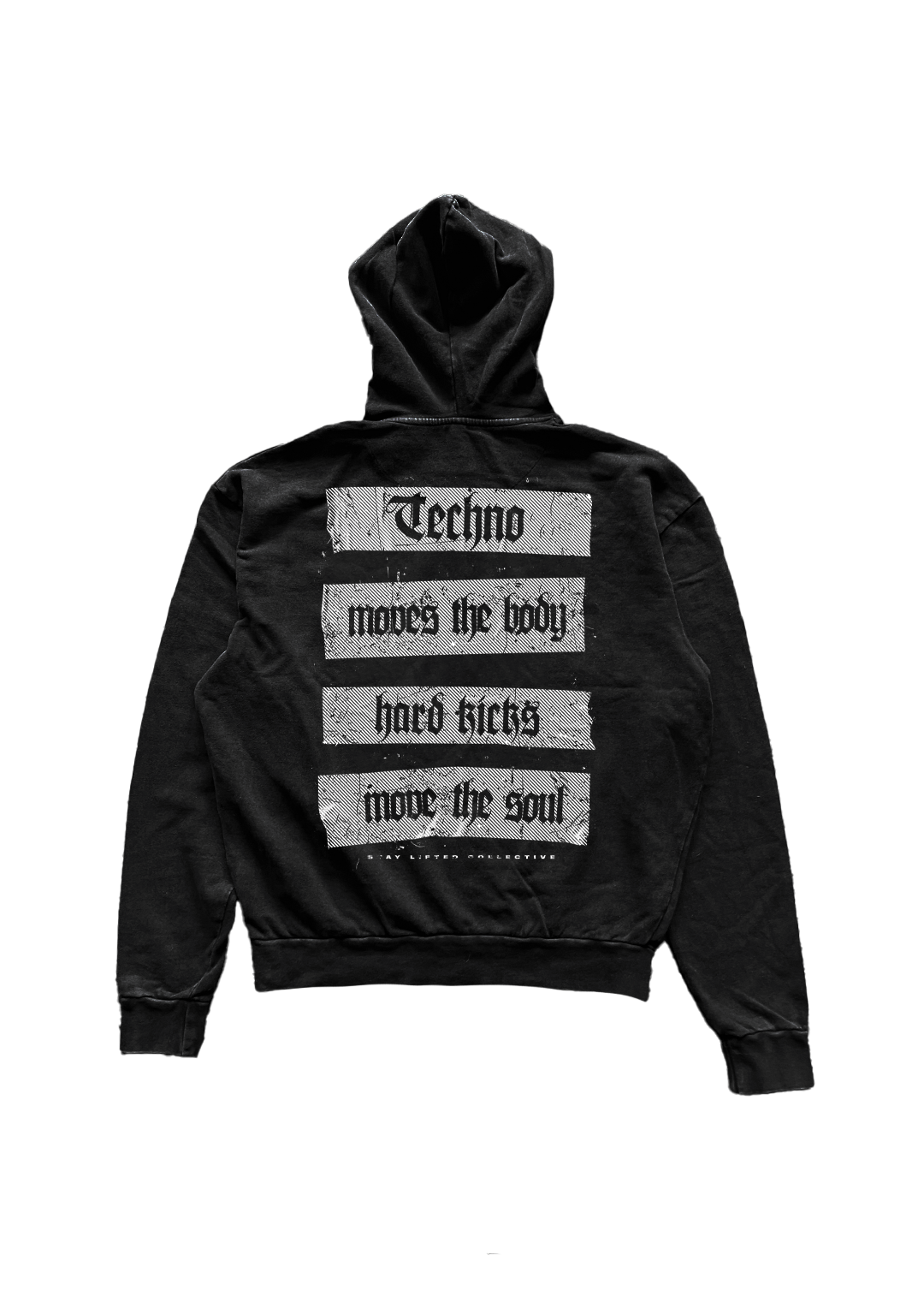 HARD KICKS ACID WASHED OVERSIZED HOODIE
