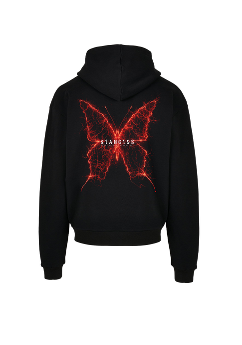 KLANGLOS OVERSIZED HOODIE RED UNISEX