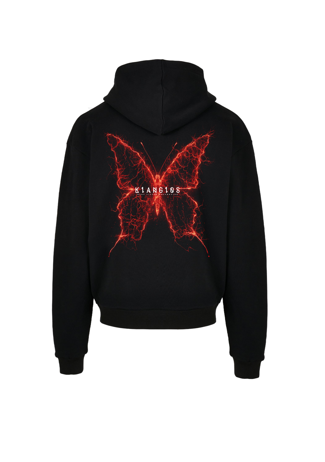 KLANGLOS OVERSIZED HOODIE RED UNISEX
