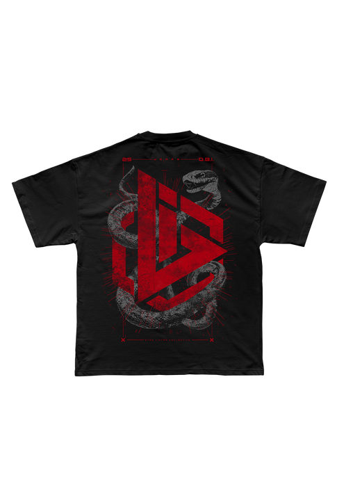 O.B.I. x LIFTED LIMITED OVERSIZED SHIRT RED