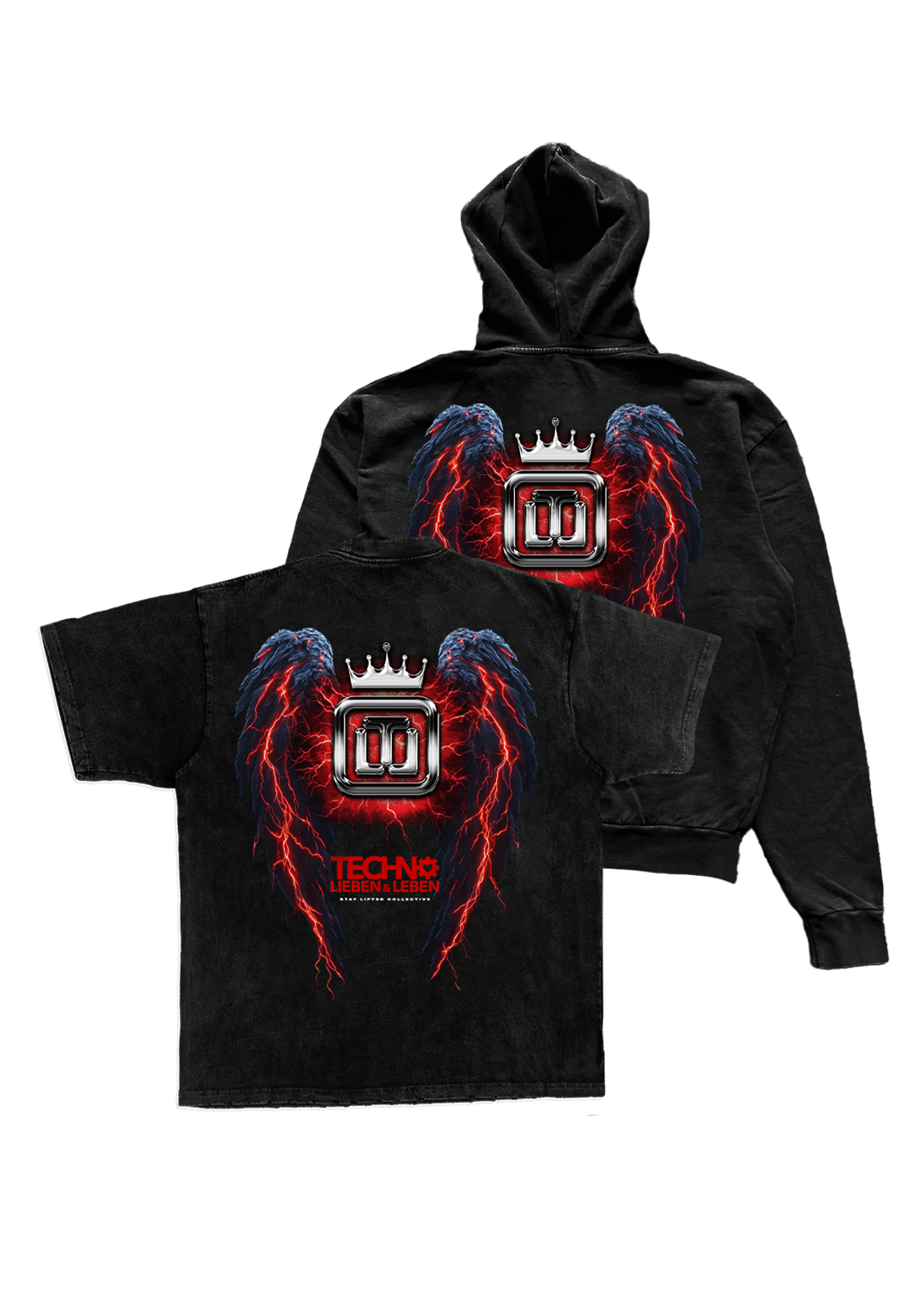 TECHNO LIEBEN & LEBEN FAN BUNDLE - T-SHIRT + HOODIE
