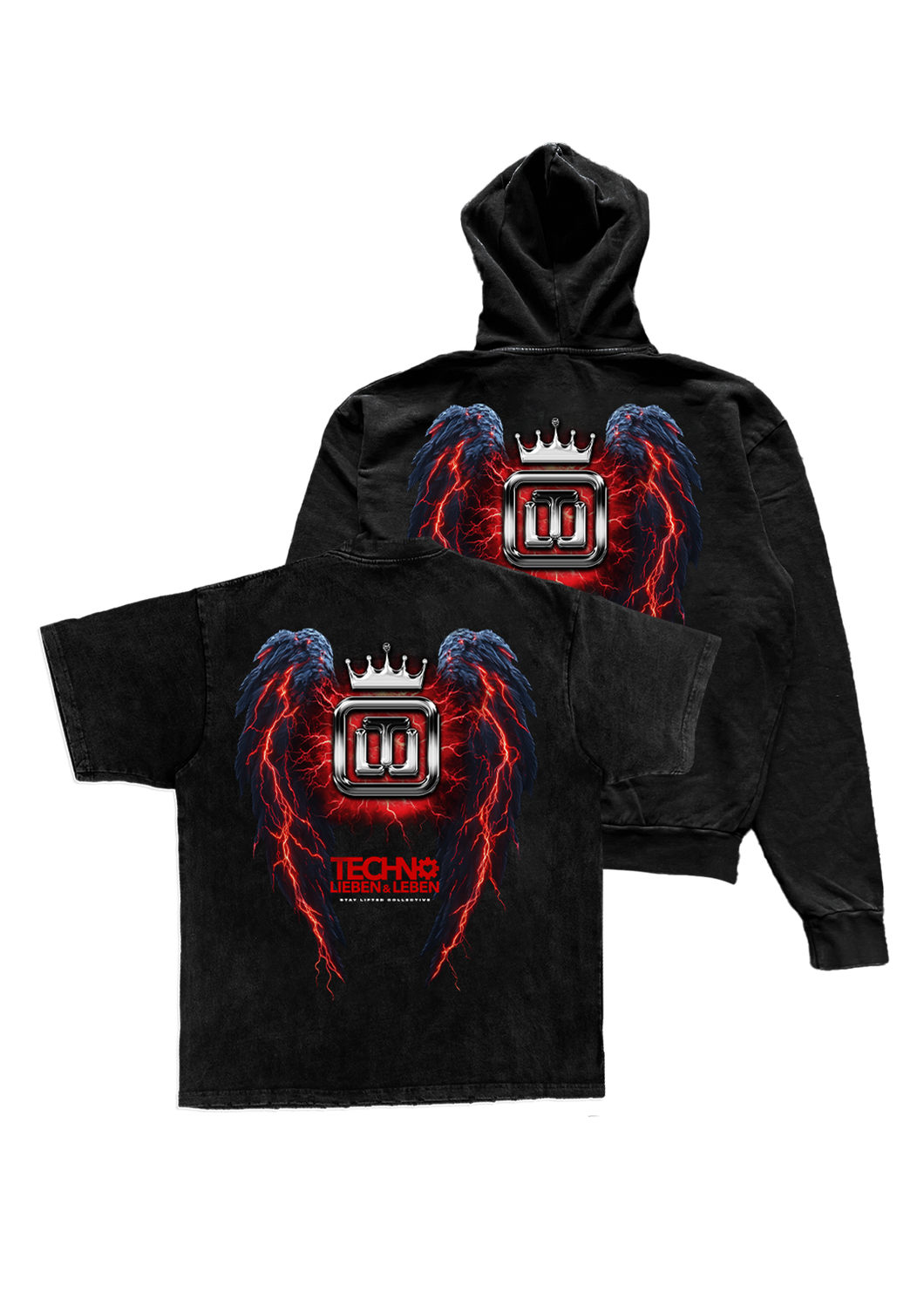 TECHNO LIEBEN & LEBEN FAN BUNDLE - T-SHIRT + HOODIE