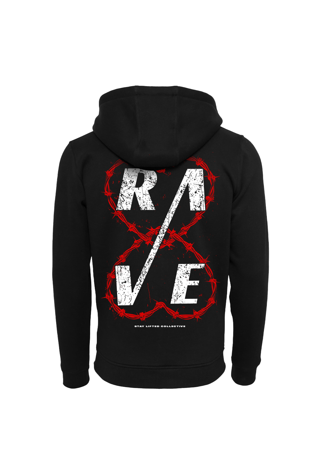RAVING HEARTS REGULAR ZIP HOODIE