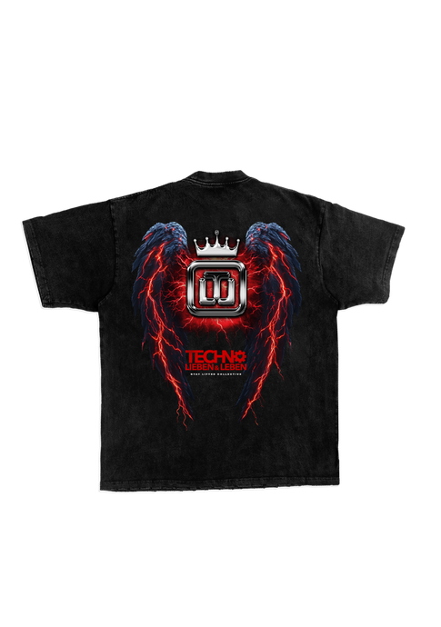 TECHNO LIEBEN UND LEBEN OVERSIZED TEE UNISEX - LIMITED EDITION