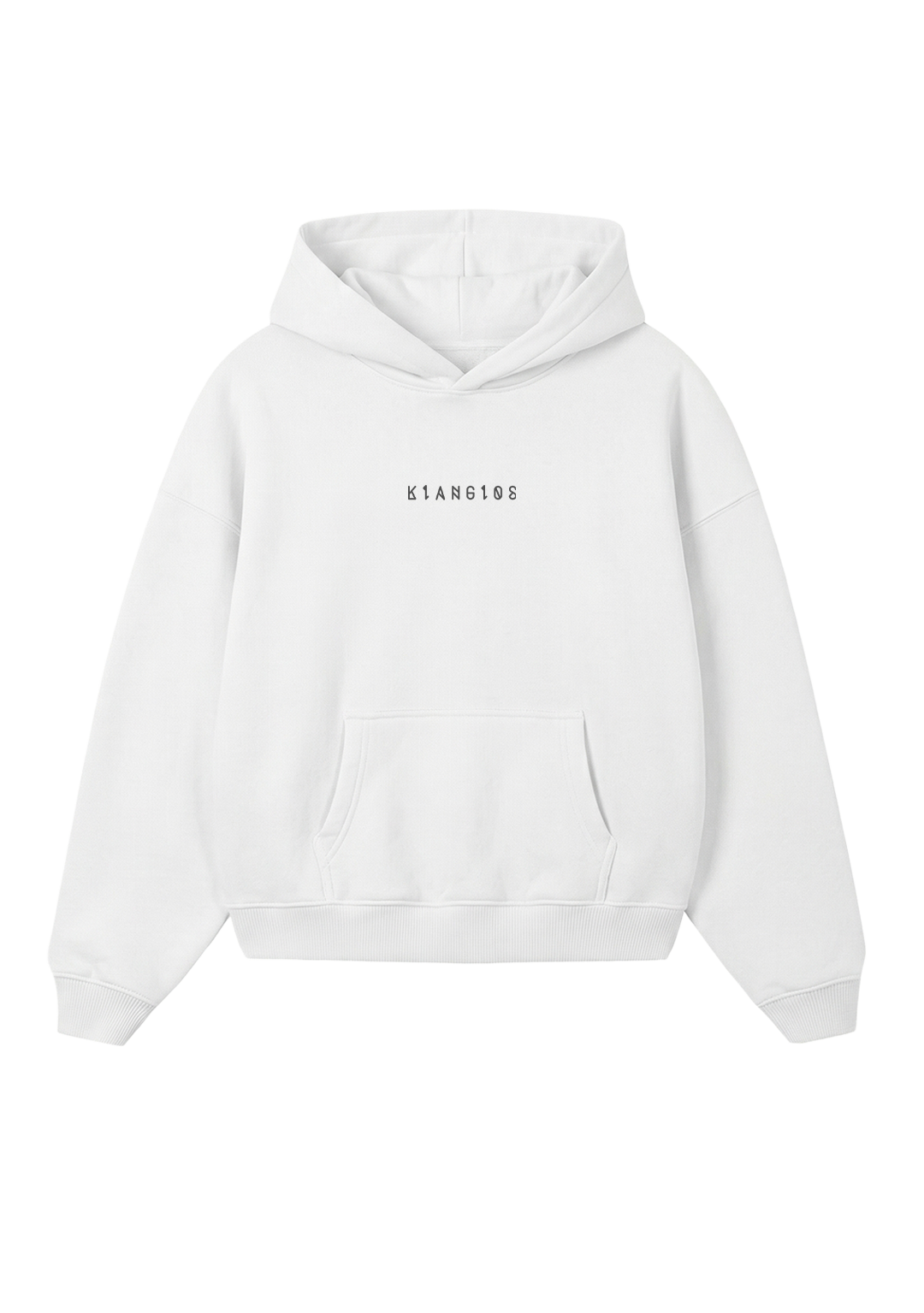 NO SIGNAL OVERSIZED HOODIE WHITE UNISEX