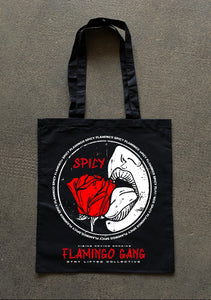 SPICY FLAMINGO TOTE BAG